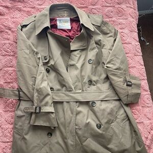 London Fog Tan Trench Coat